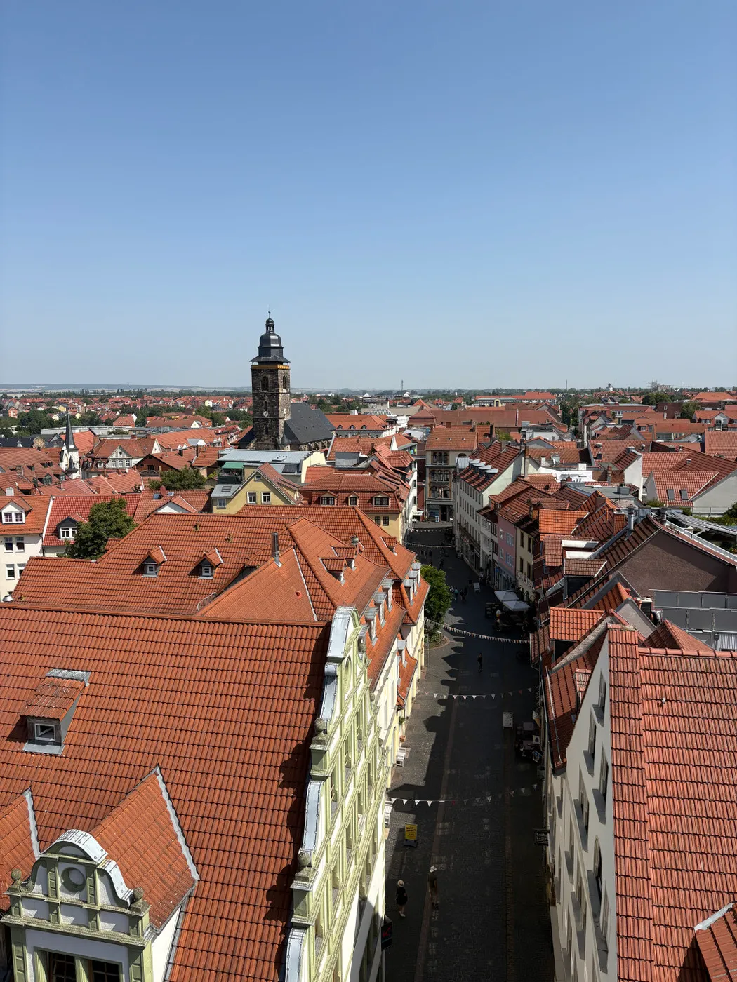 Gotha seen from the town hall tower
