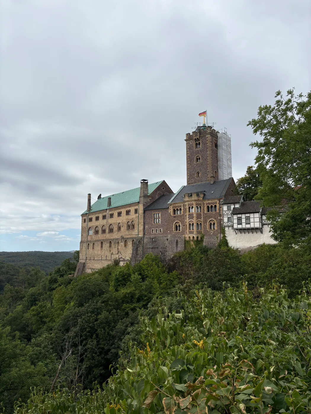 The Wartburg from outside...