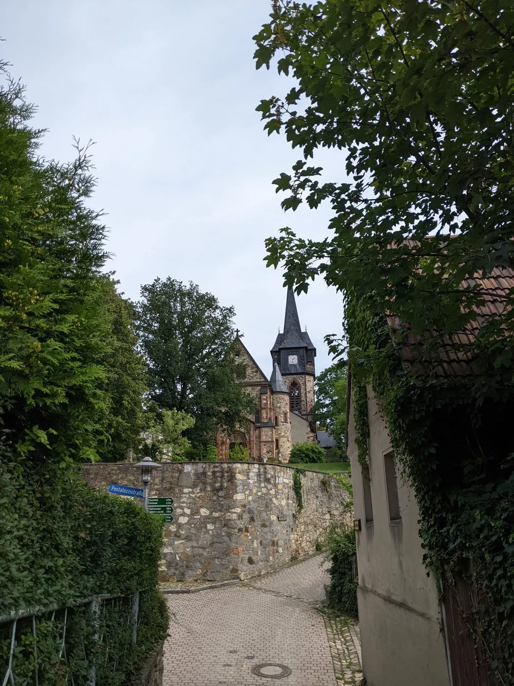 We rode through many idyllic towns